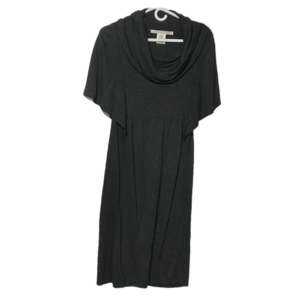 Max Studio Cowl Neck Dress Gray Size Medium